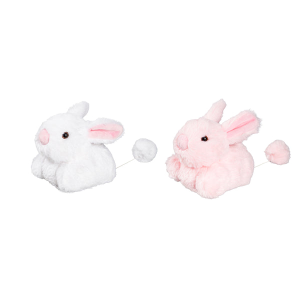 5" Plush Bunny with Pull String Movement