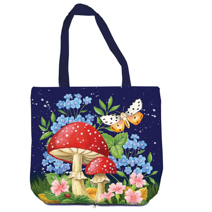 Welcome Mushroom Compact Tote Bag