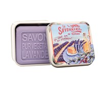 Bar Soap in Tin Gift Box Lavender Scented in CDU