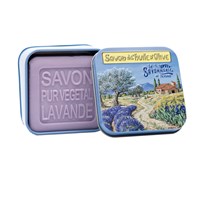 Bar Soap in Tin Gift Box Lavender Scented in CDU