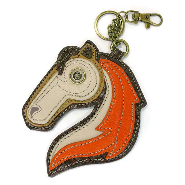 Chala Vegan Leather Horse Key Fot