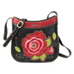 Chala Vegan leather Red Rose Crossbody