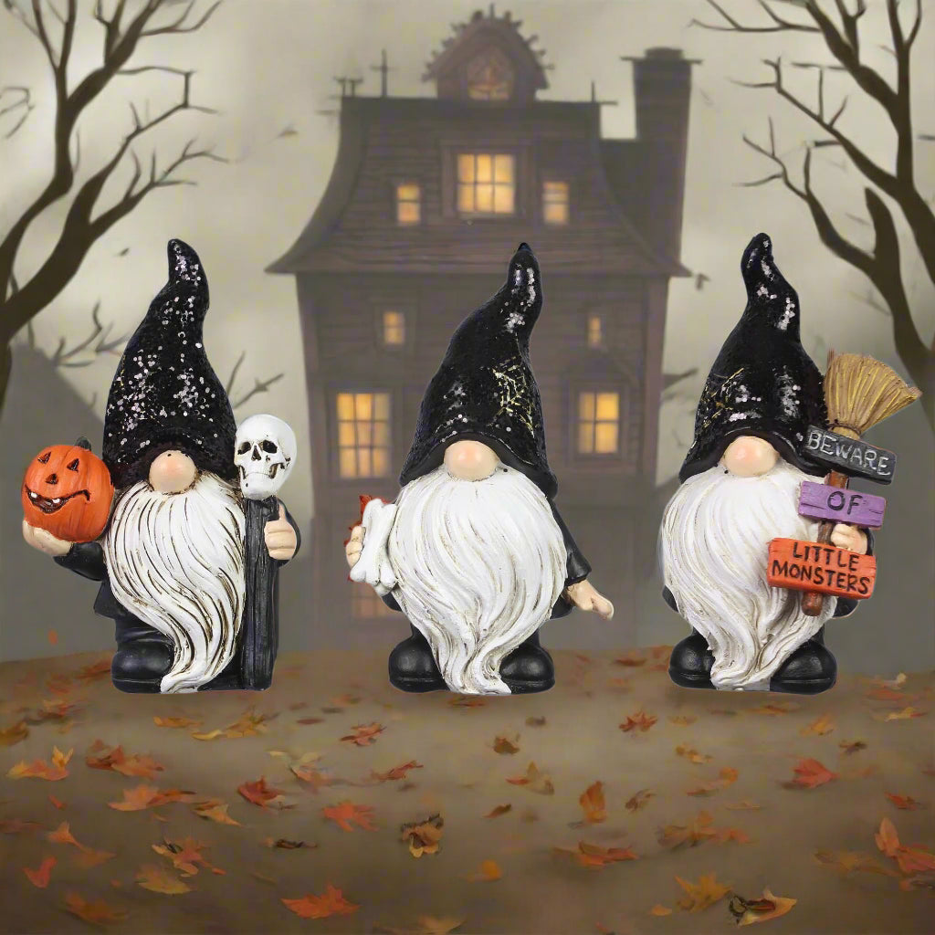 Glitter Halloween Gnomes