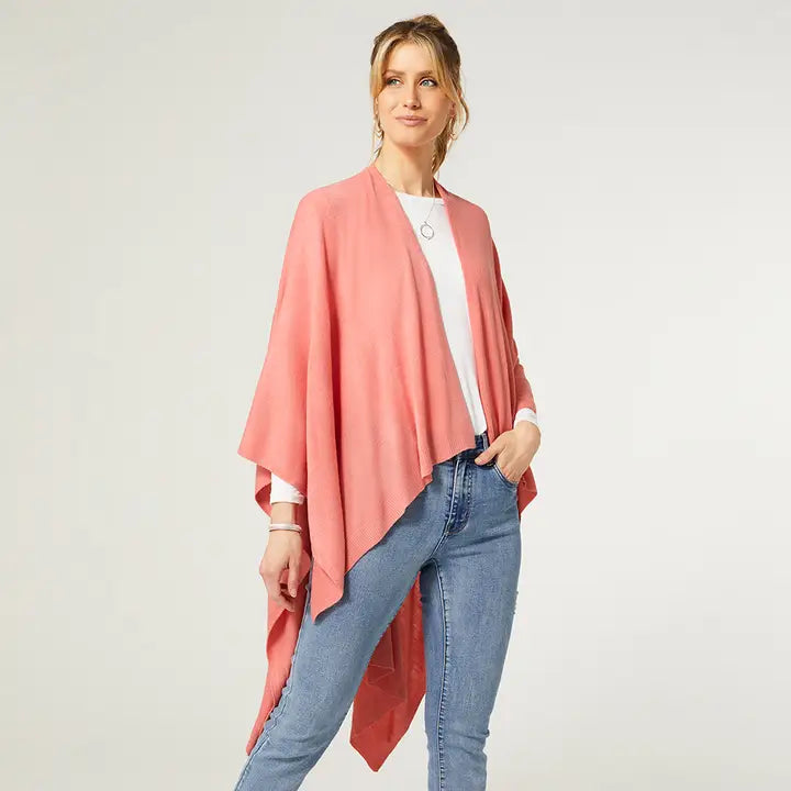 Kiara Lightweight wrap Coral