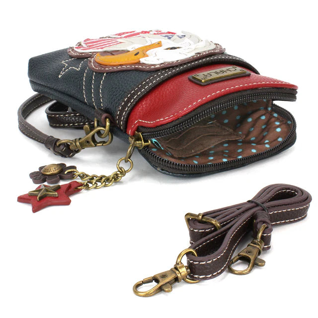 Chala Vegan Leather Patriotic Eagle Crossbody