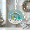 Sea Glass Nativity ornament