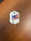 Red White & Blue fashion pins