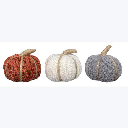 Fabric Fall Harmony Tabletop Pumpkin,