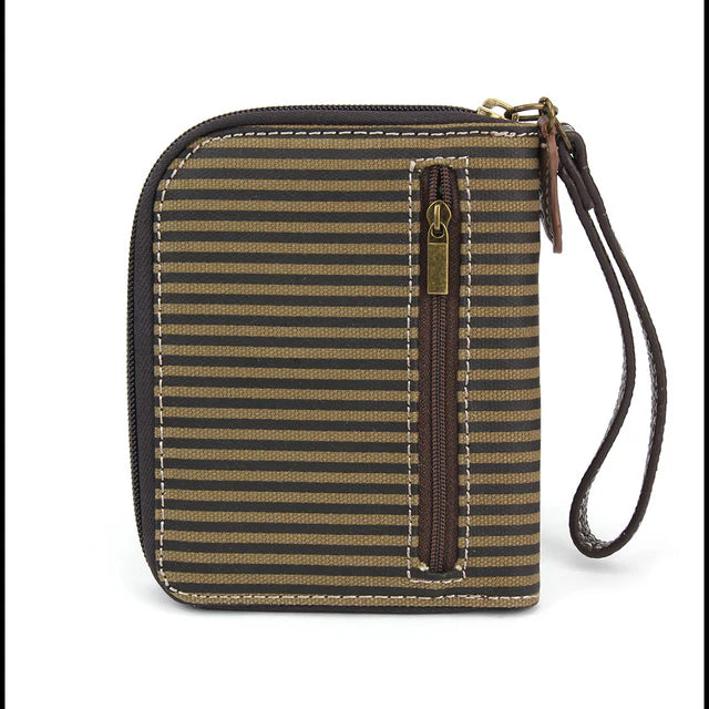 Chala Vegan Leather Yorkshire Zip Around Wallet Wristlet
