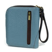 Chala Vegan Leather Cat Zip Around Wallet Wristlet