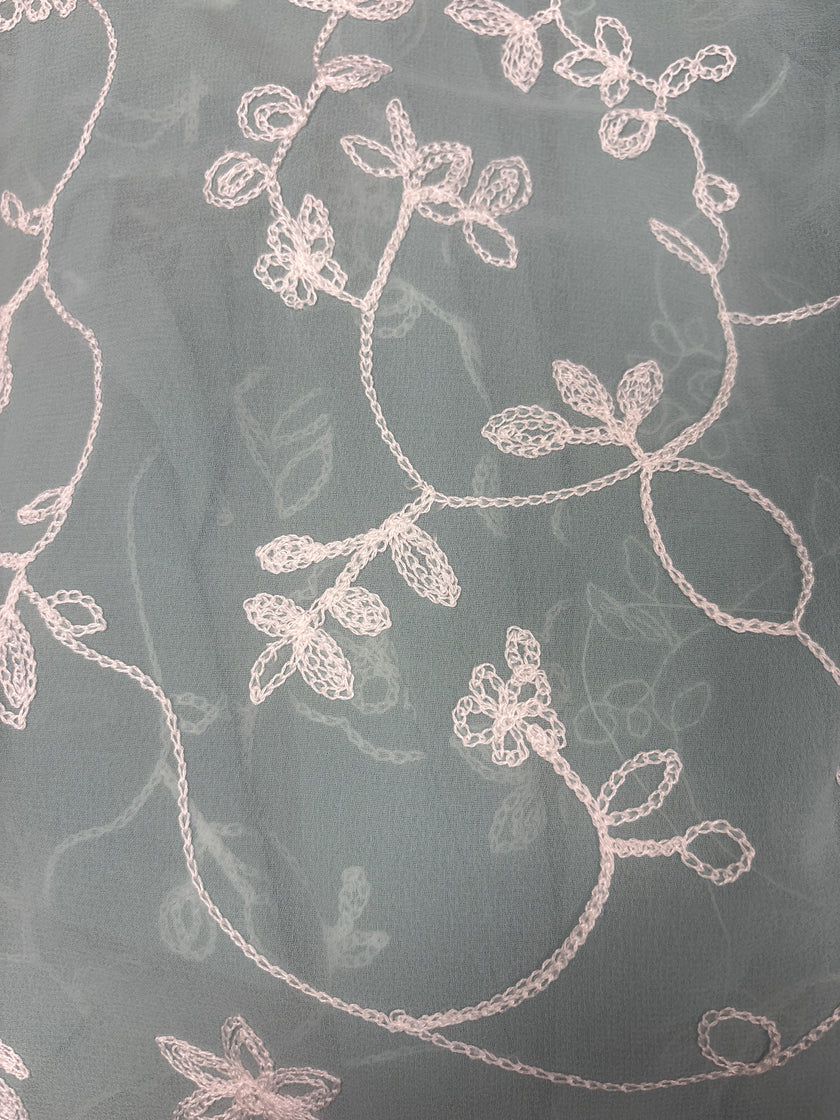Embroidered Floral Kimono