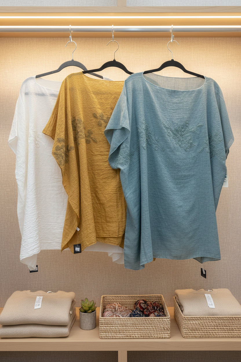 Embroidered Poncho