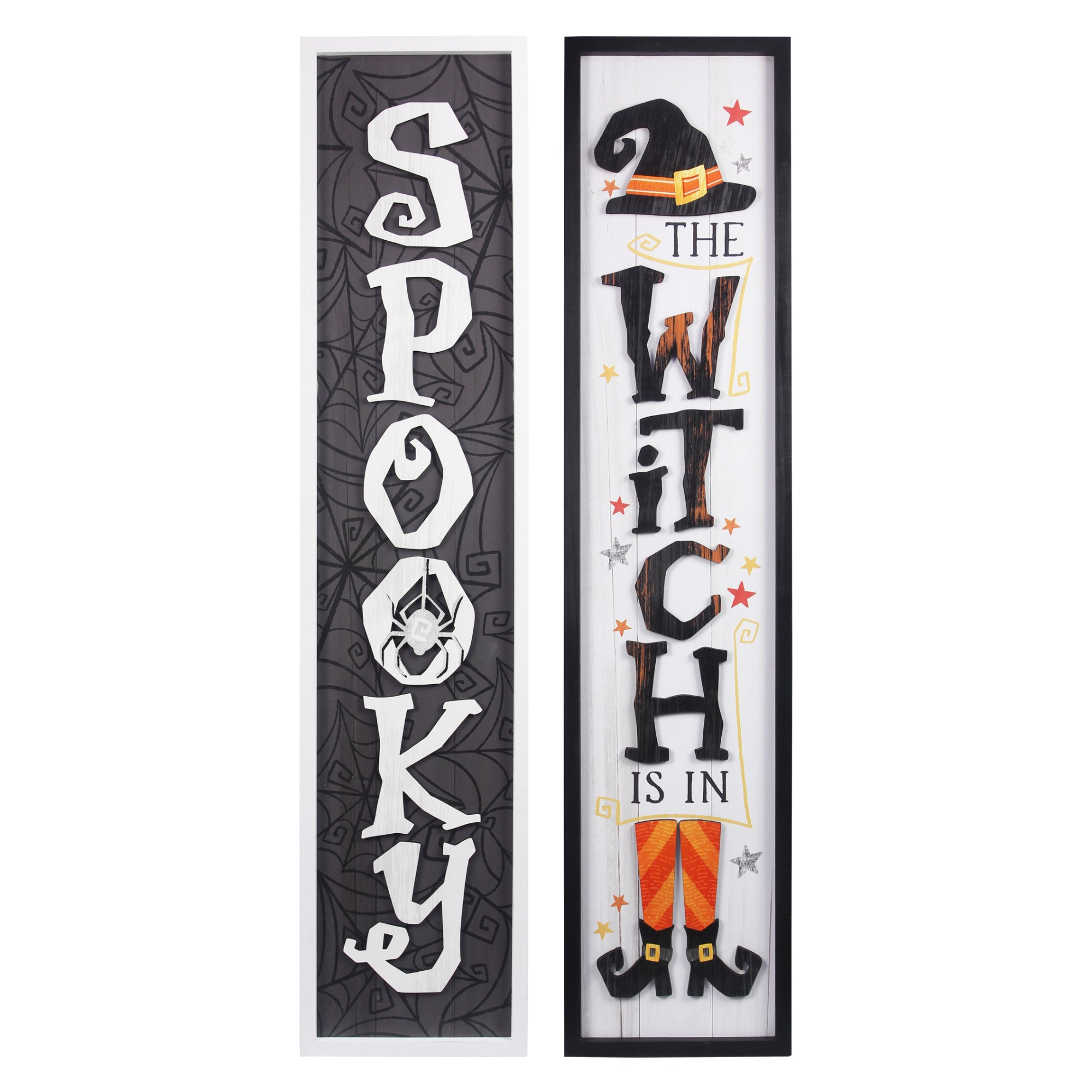 Halloween wooden porch leaners