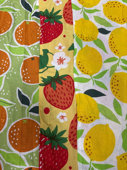 Fruit Tea Towel and Wooden spoon set