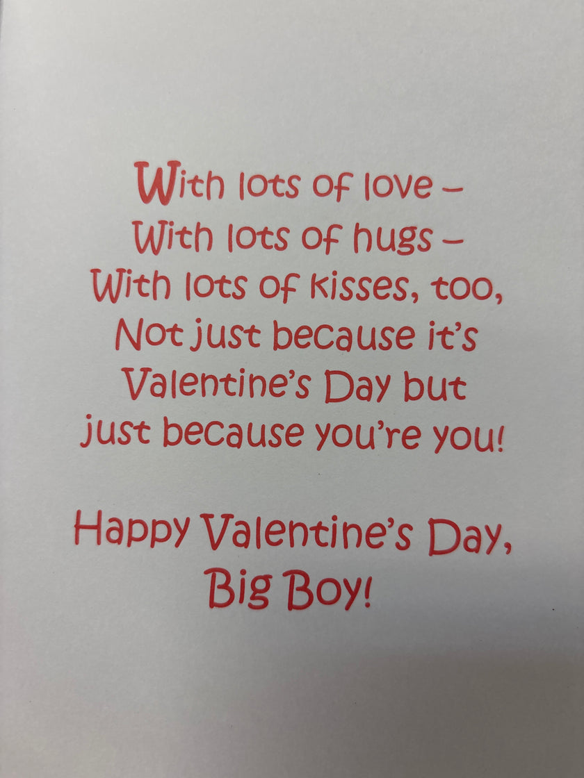 Valentine's card for Boy