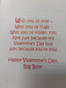 Valentine's card for Boy