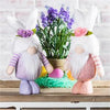 Hop Into Spring Table Decor Fabric Gnome with Bunny Ears