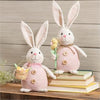 Hop Into Spring Table Decor Fabric Bunny