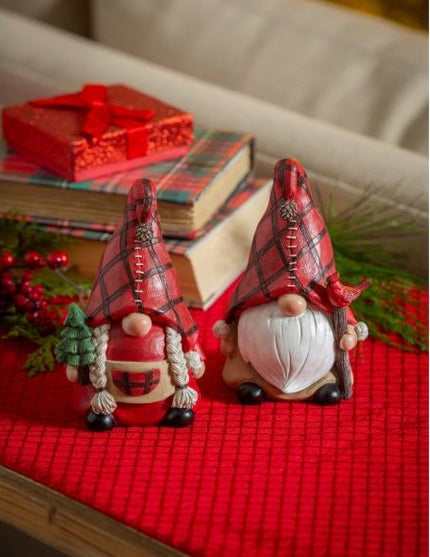 Joyful Resin Gnome tabletop decor