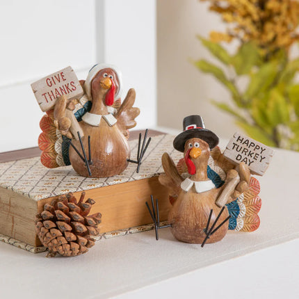 Thanksgiving Turkey figures
