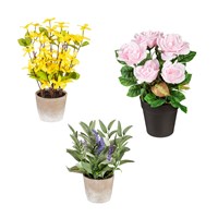 Faux Greenery Potted Florals