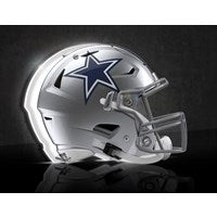 Desklite LED Helmet Shape Dallas Cowboys Sign