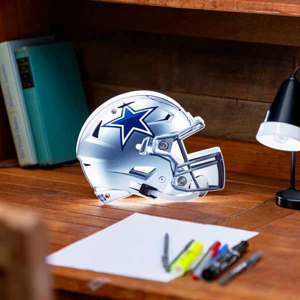 Desklite LED Helmet Shape Dallas Cowboys Sign