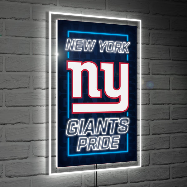 New York Giants Rectangle Lit Sign-Giants Pride
