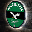 Vintage Philadelphia Eagles Round LED Wall Decor