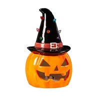 Led Ceramic with Witch Hat