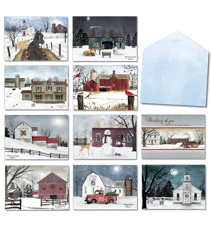 Christmas Country Charm by Billy Jacobs Christmas Card