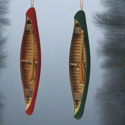 Canoe Ornaments