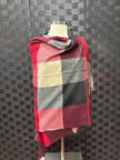 Extra Large Color Blocked Scarf