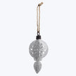 Metal Christmas Ornament Silver