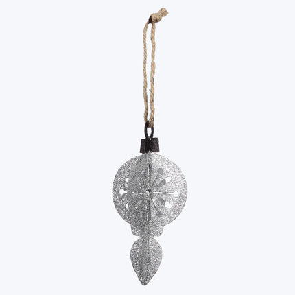 Metal Christmas Ornament Silver