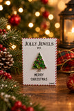 Christmas Bejeweled Lapel Pin