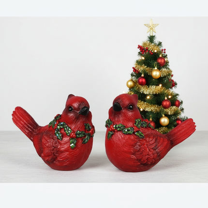 Christmas Cardinal Figurines