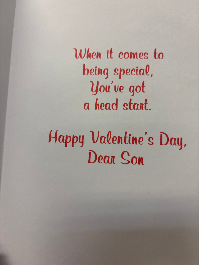 Valentine's card for Son