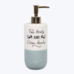 White Winter Soap/lotion despenser