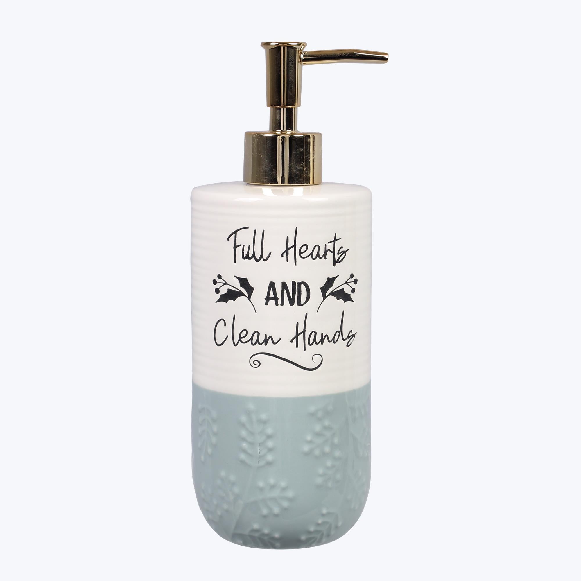 White Winter Soap/lotion despenser