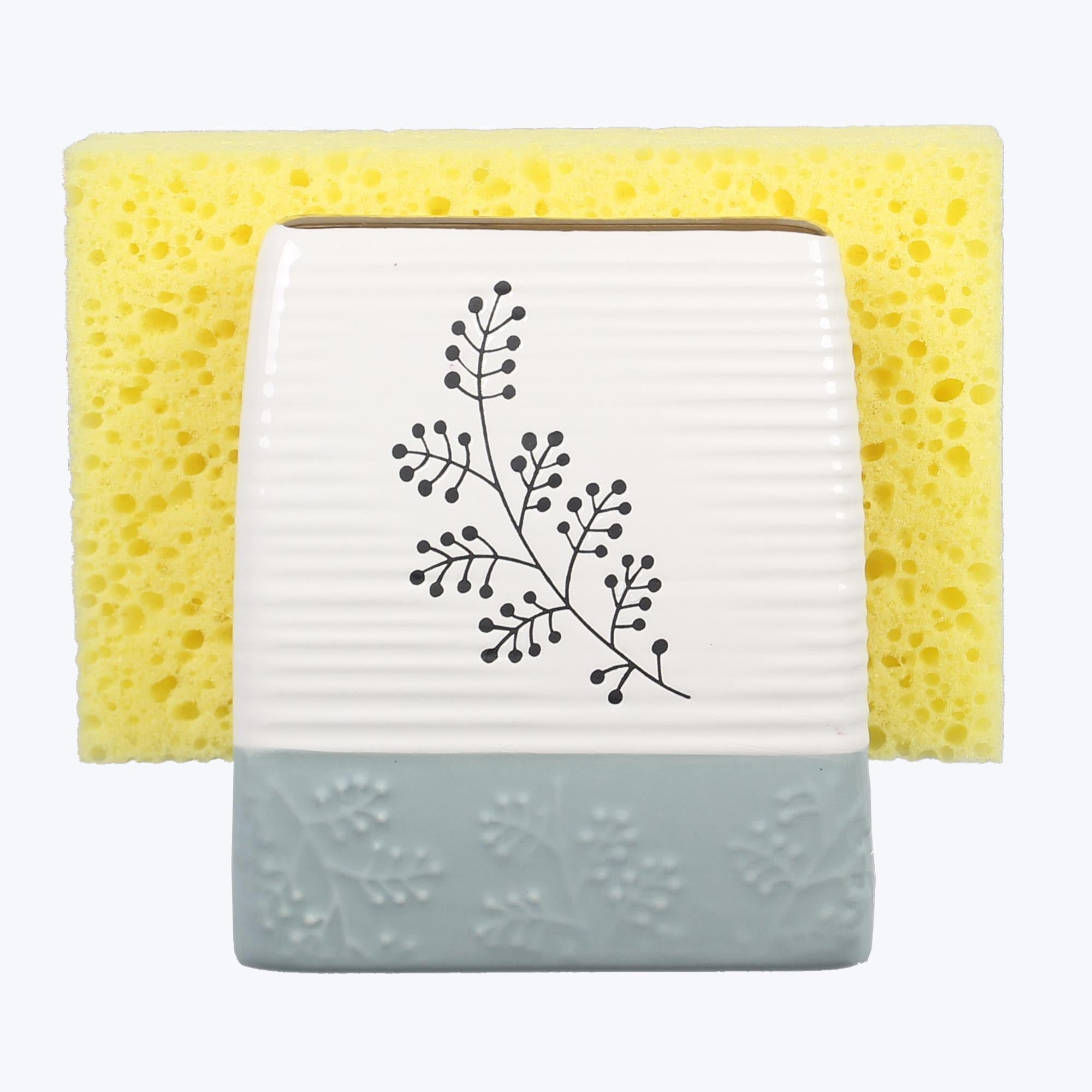 Ceramic Blue/White sponge holder