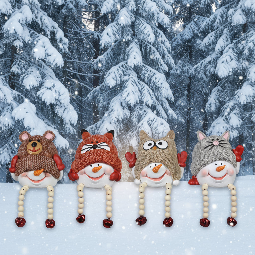 Snowman shelf sitter
