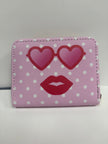 Small Heart Hands and Sunglass patterned wallets