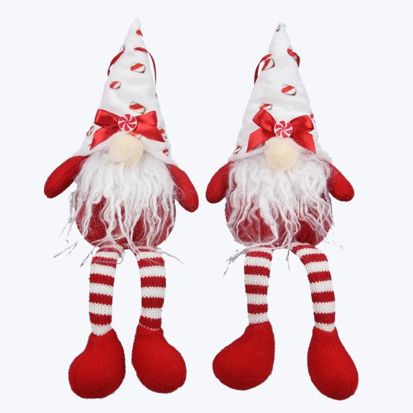 Ceramic Cocoa Mug with Plush Gnome Ornament