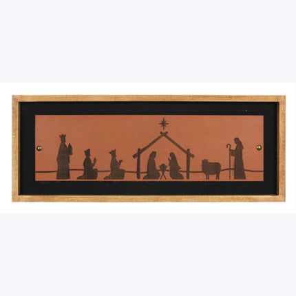 Wooden Nativity Wall Hanging