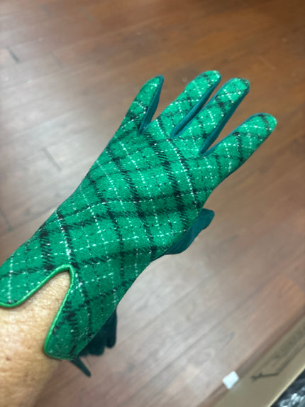 Plaid Ladies Gloves
