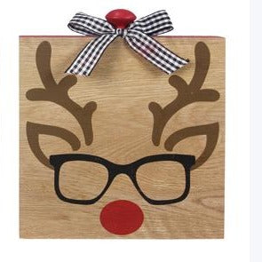 Wood Holiday Winter Whimsy Tabletop Sign