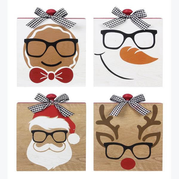 Wood Holiday Winter Whimsy Tabletop Sign