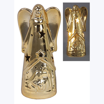 Golden ceramic LED Angel