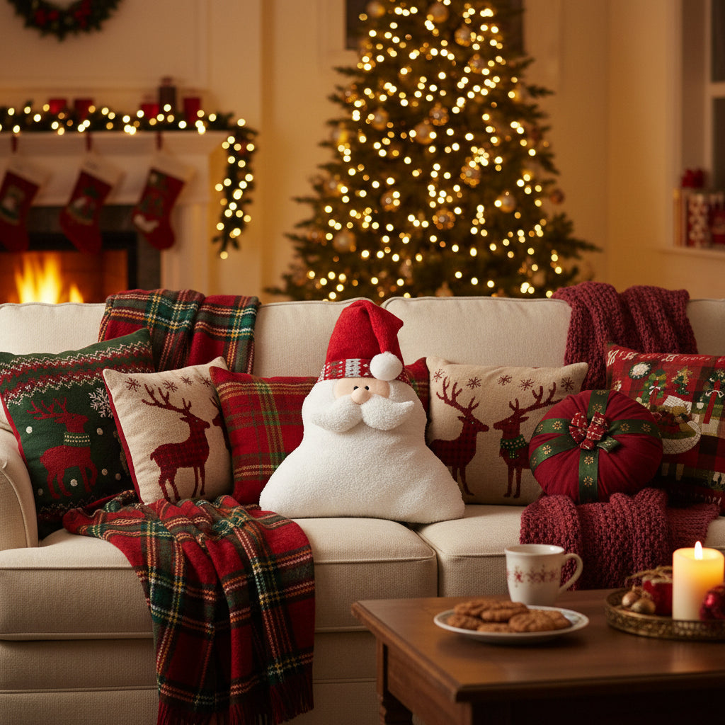 Santa Shaped Pillow